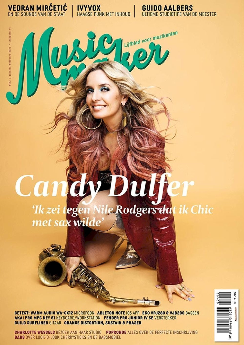 Musicmaker Magasin Nederlandene 2023 #492 Candy Dulfer Chris Moorman Bianca Vrind Originaludgave
