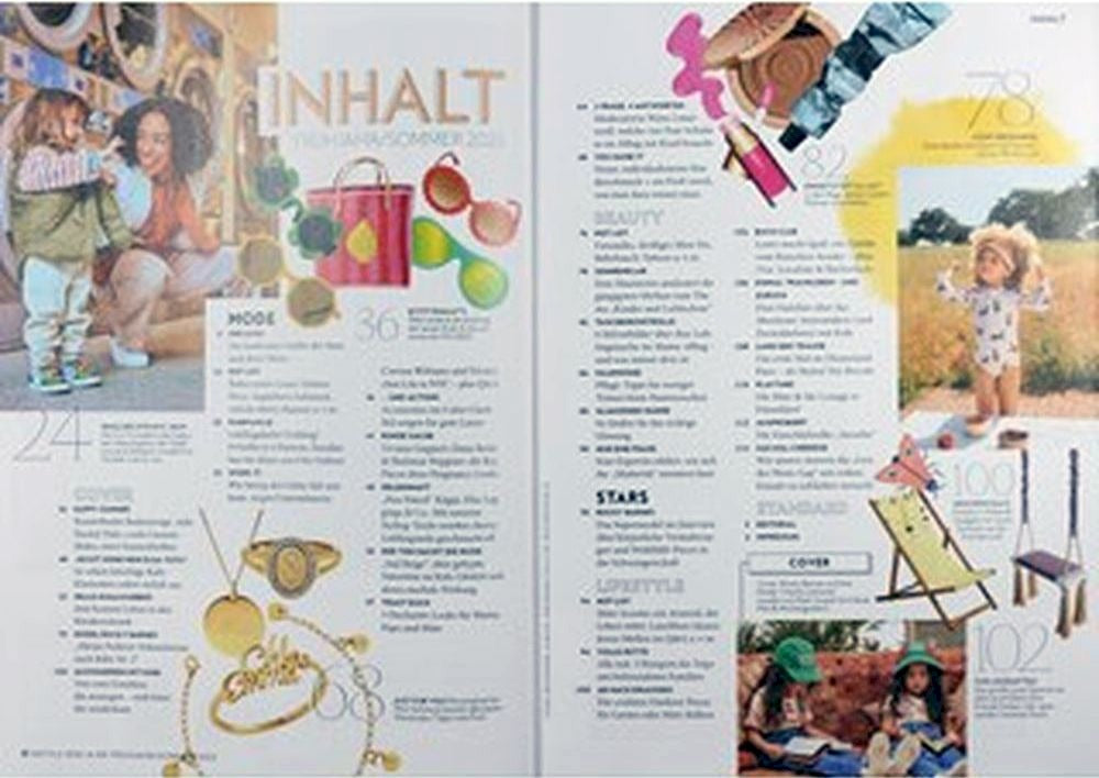 InStyle Mini & Me Tijdschrift Duitsland 2023-01 Rocky Barnes Originele uitgave