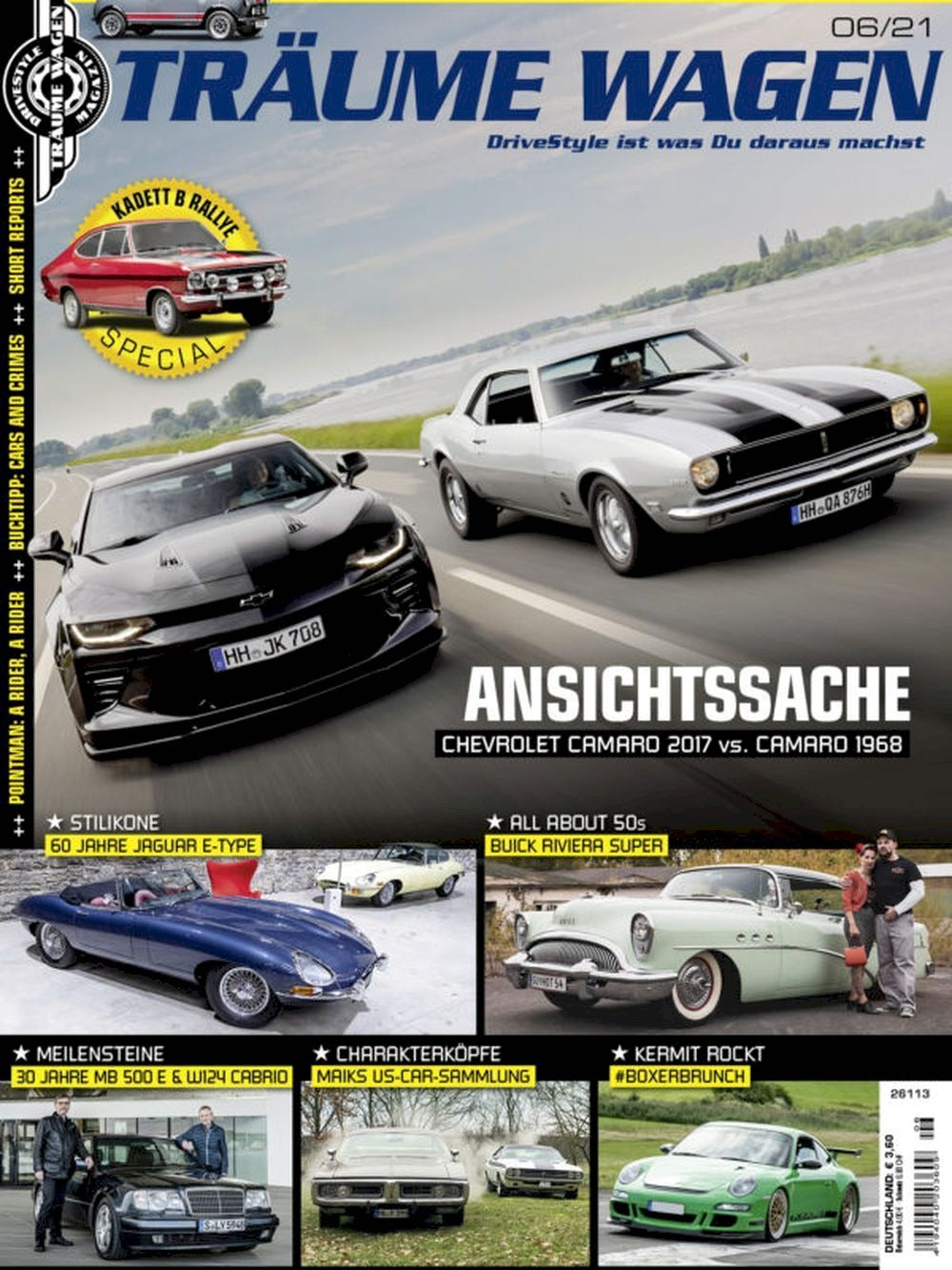 Träume Wagen Magazin Deutschland 2021-06 Chevrolet Camaro Buick Riviera