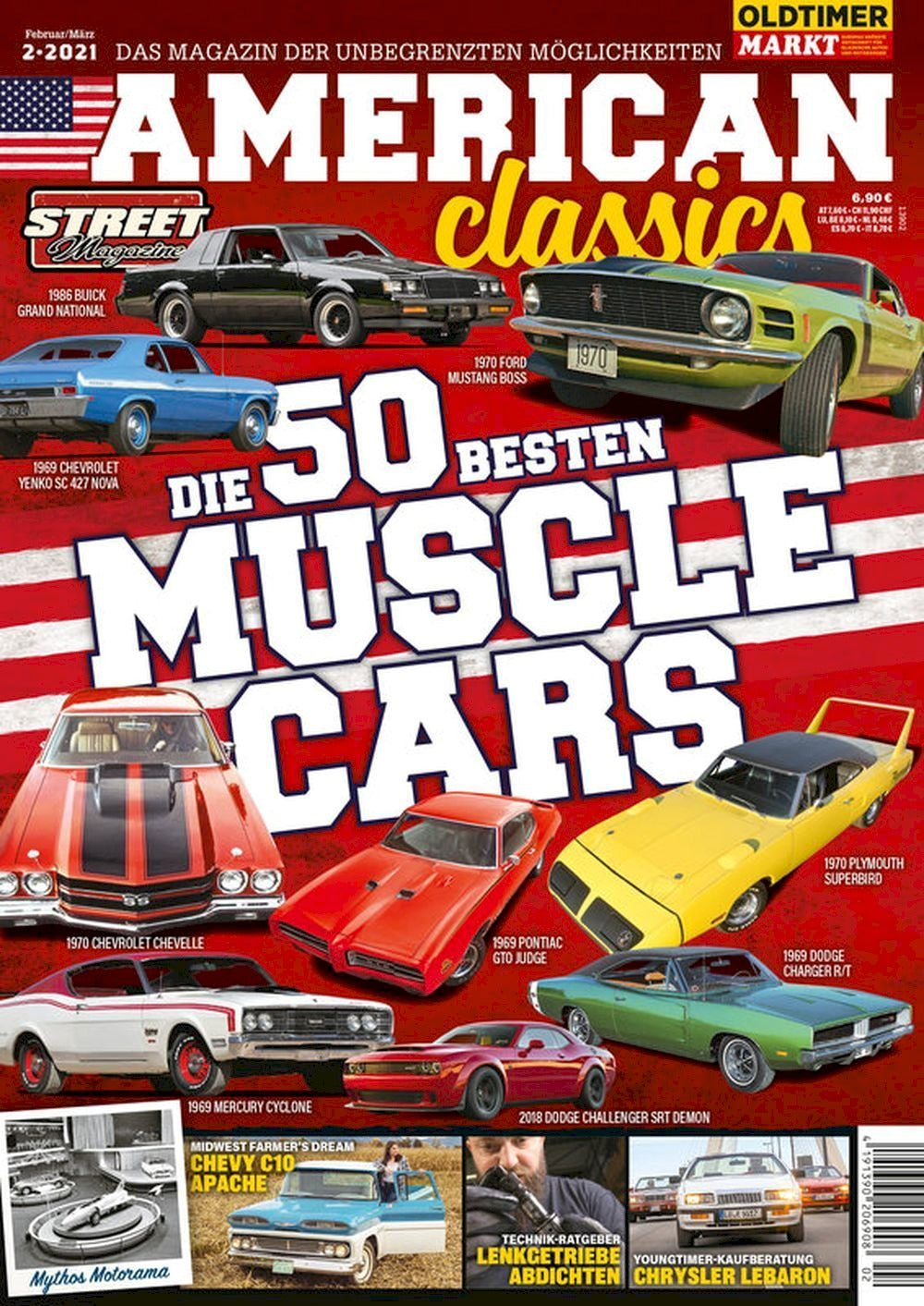 American Classics Magazin Deutschland 2021-02 Chevrolet Apache C10 Chrysler Baron