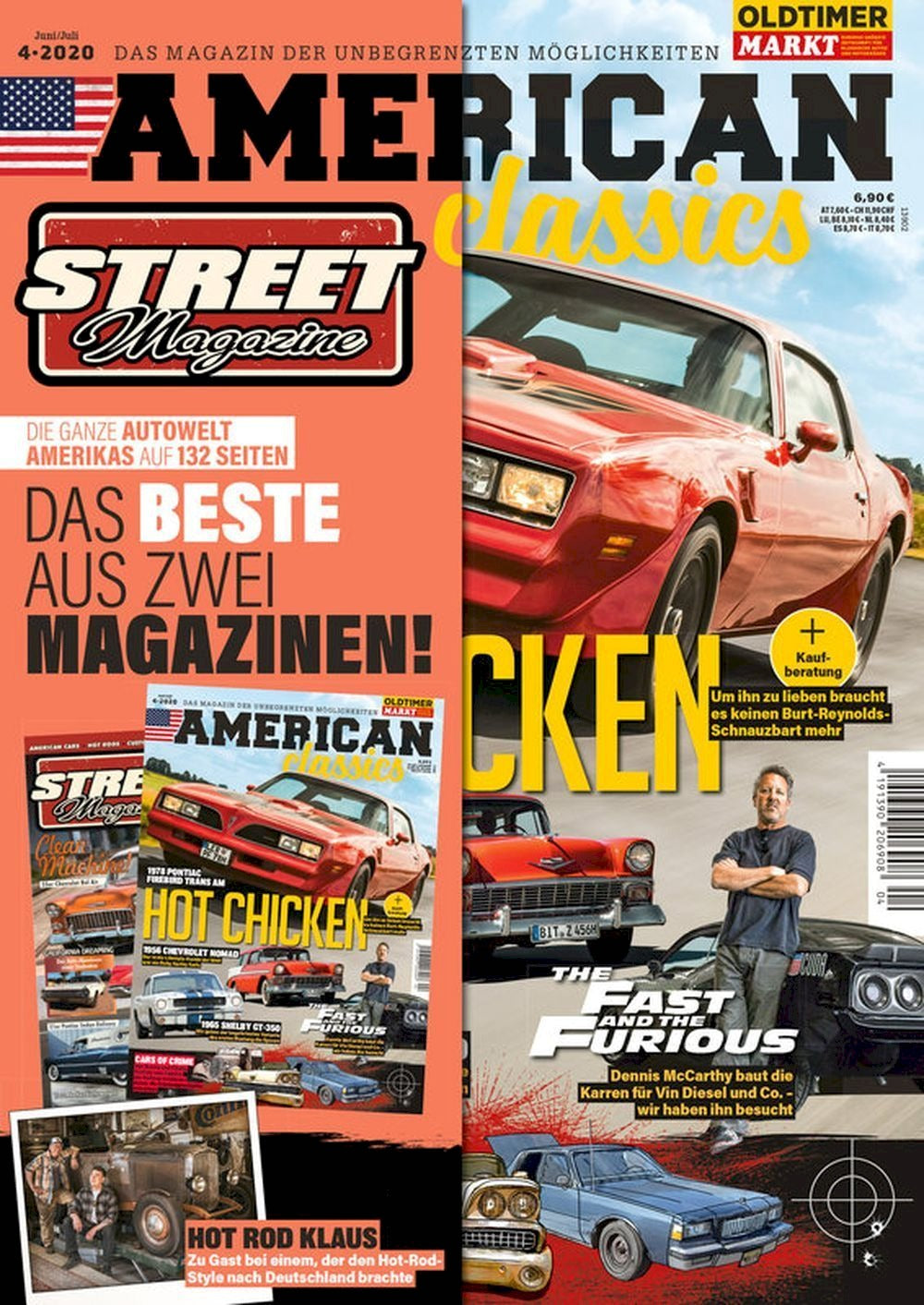 American Classics Magazin Deutschland 2020-04 Pontiac Firebird Trans Chevrolet Nomad
