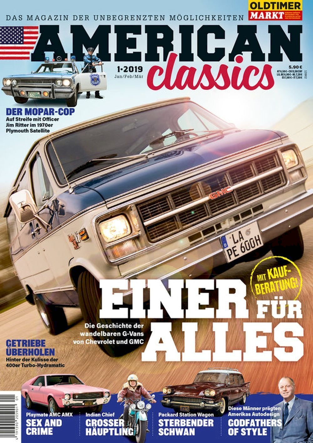 American Classic Magazin Deutschland 2019-01 Chevrolet G20 Van Station Wagon Jim Ritter