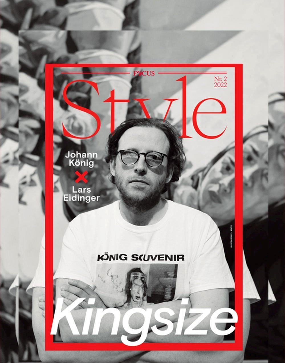 Focus Style Tijdschrift Duitsland 2022-02 Johann König Lars Eidinger Originele uitgave
