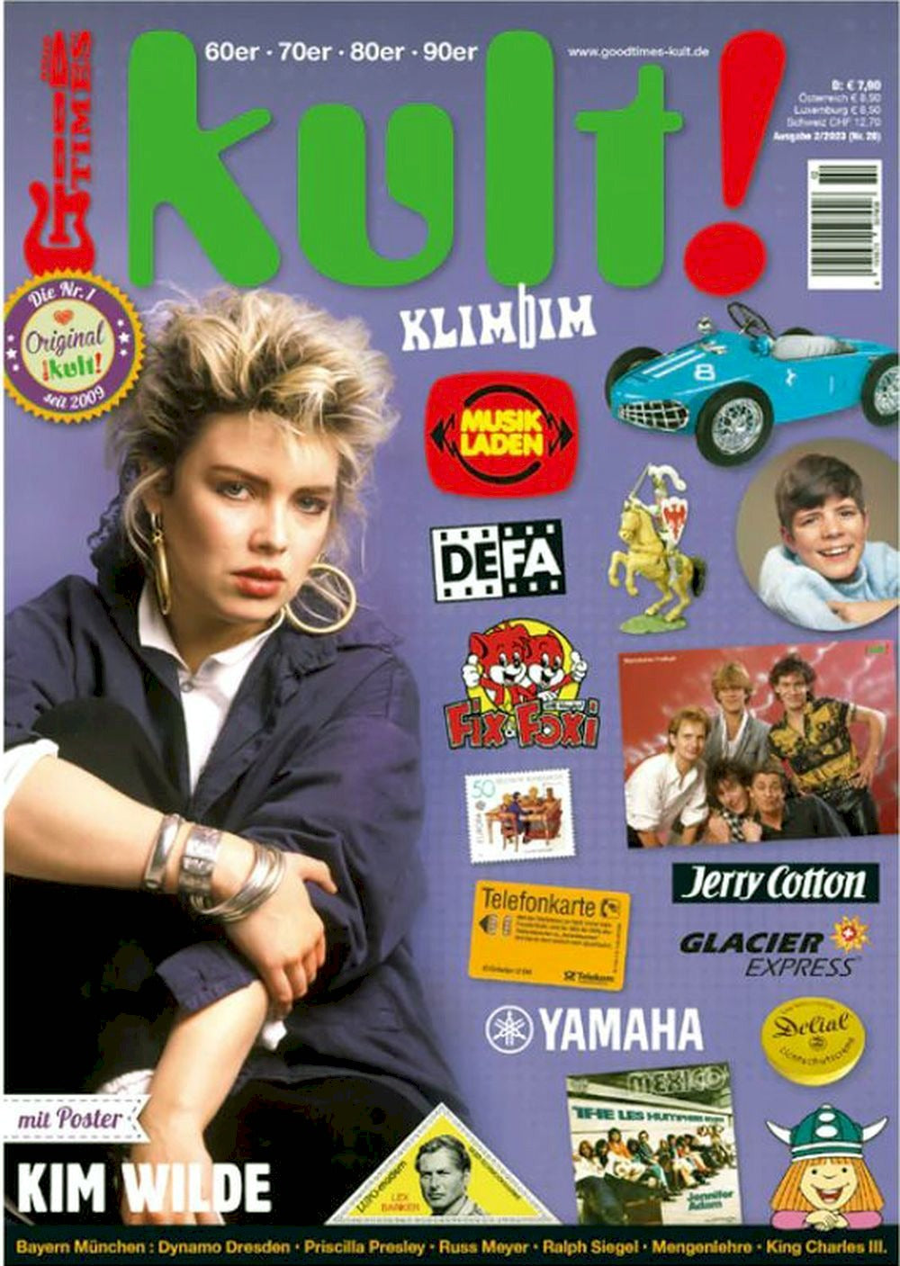 Kult Magasin Tyskland 2023 #28 Kim Wilde Jerry Cotton Russ Meyer