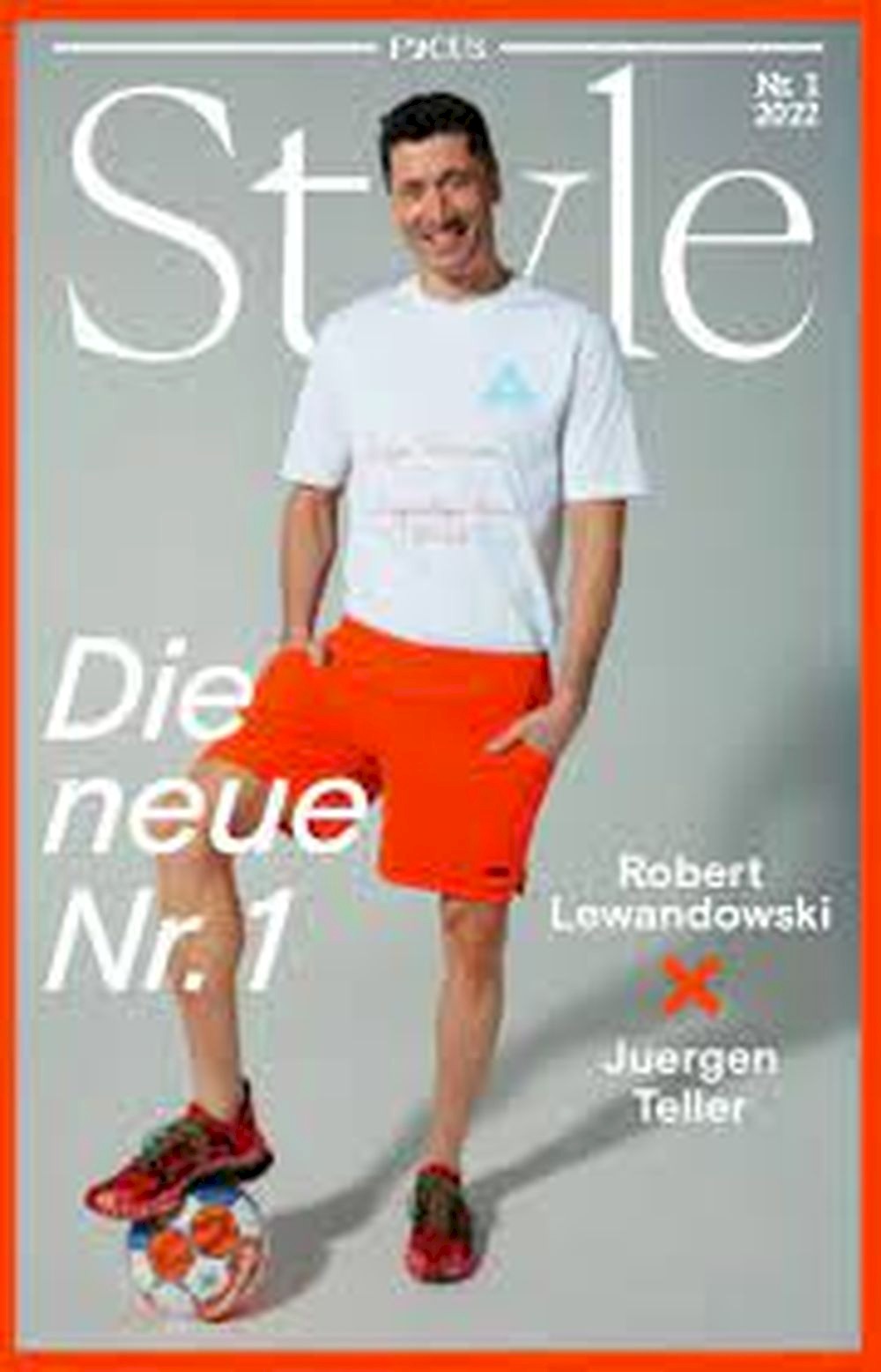 Focus Style Tijdschrift Duitsland 2022-01 Robert Lewandowski Originele uitgave