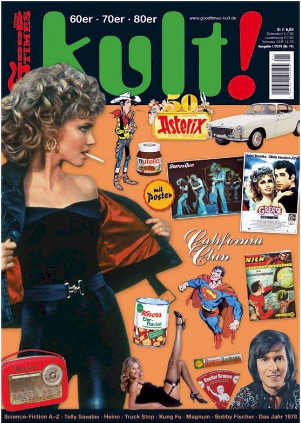 Kult Magazin Deutschland 2019 #19 Olivia Newton-John John Travolta Status Quo