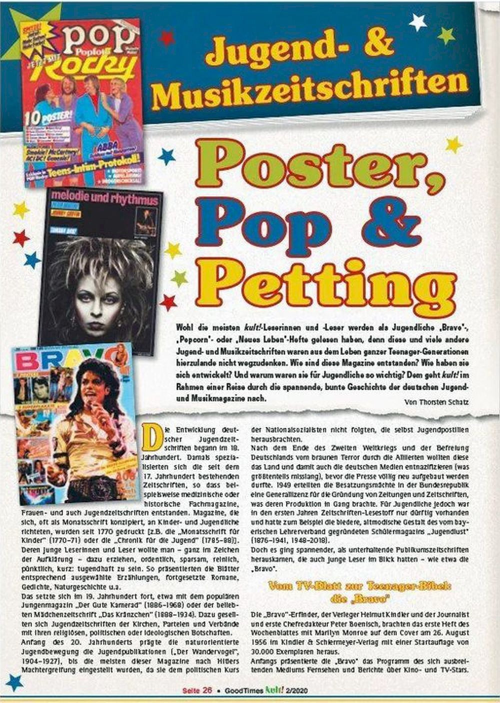 Kult Magazin Deutschland 2020 #22 Abba Steve McQueen