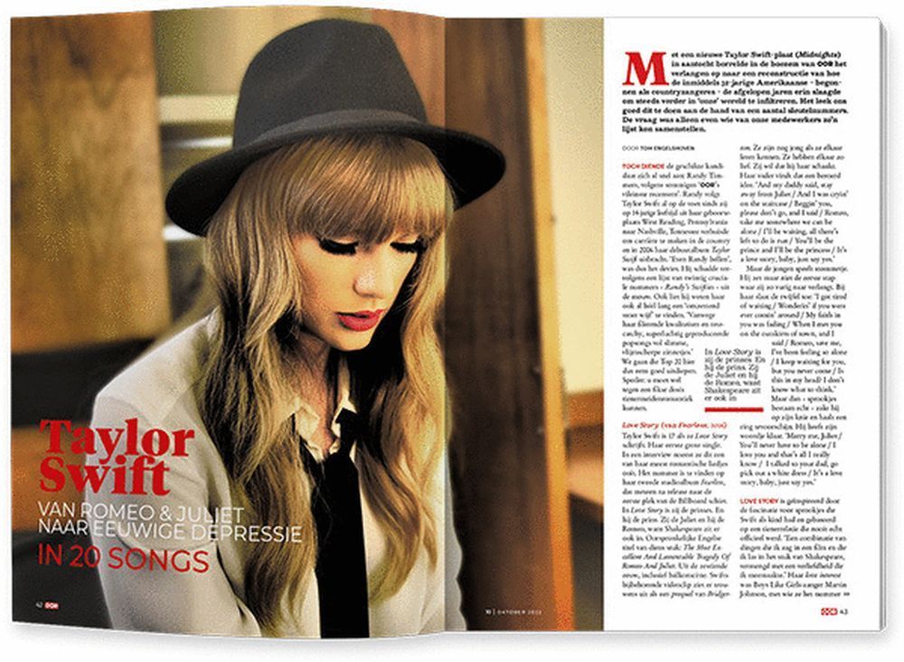 OOR Magazin Niederlande 2022-10 Arctic Monkeys Taylor Swift Simple Minds