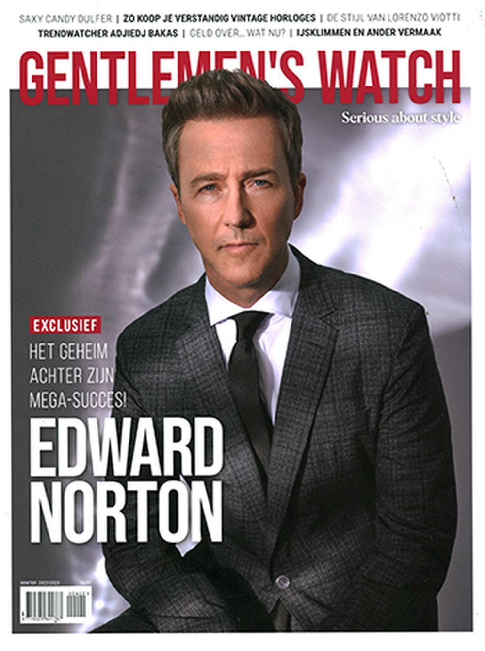 Gentlemens Watch Magazine Netherlands 2023 #83 Edward Norton Original Print Issue
