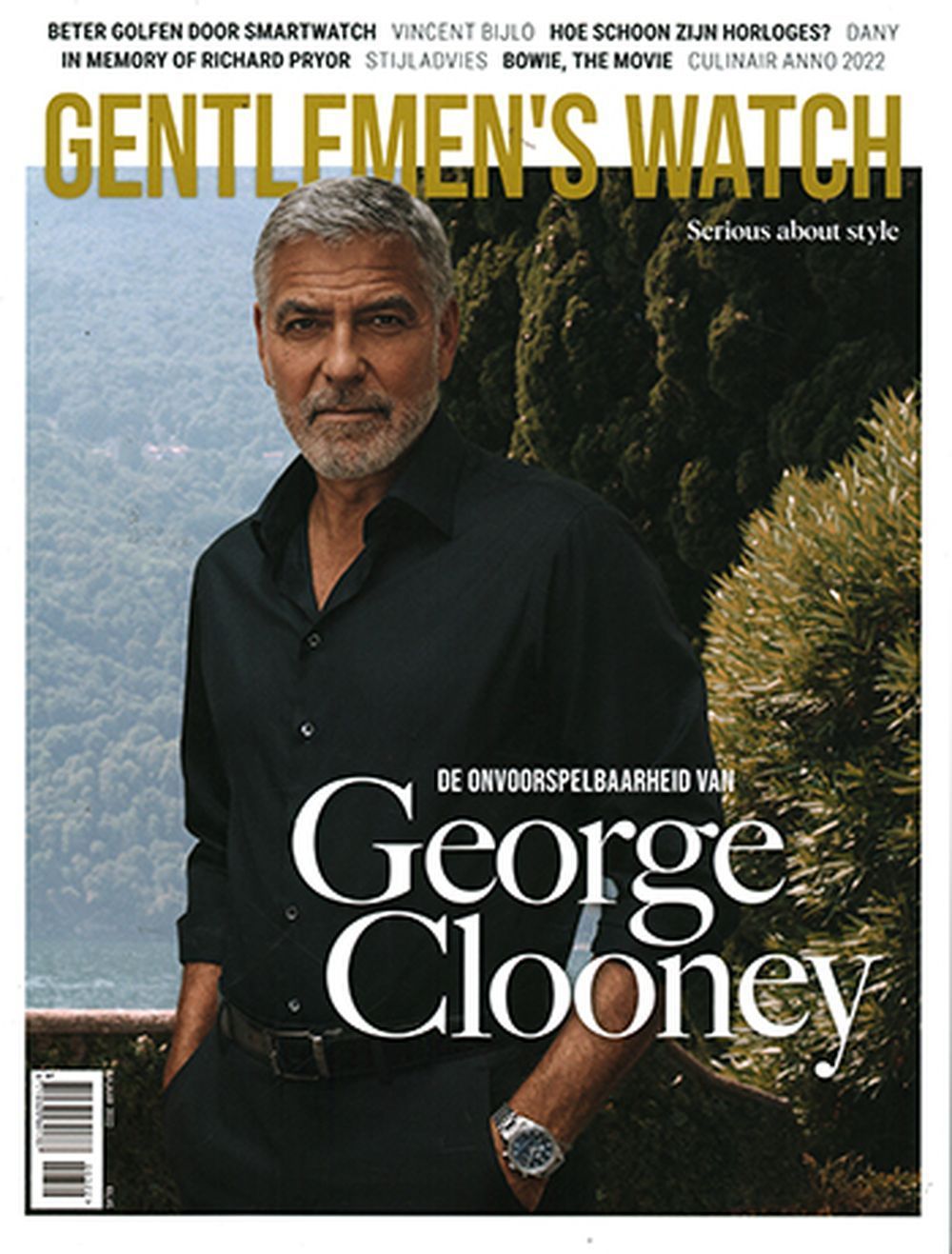 Gentlemens Watch Magasin Nederländerna 2023 #82 George Clooney Originalutgåva
