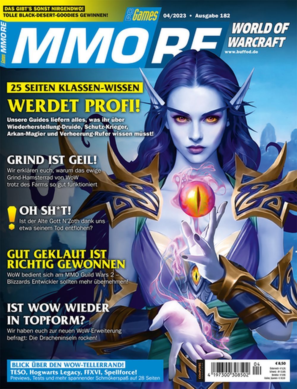 PC Games Mmore Magazin Deutschland 2023-04 WoW Dracthyr Dragonflight