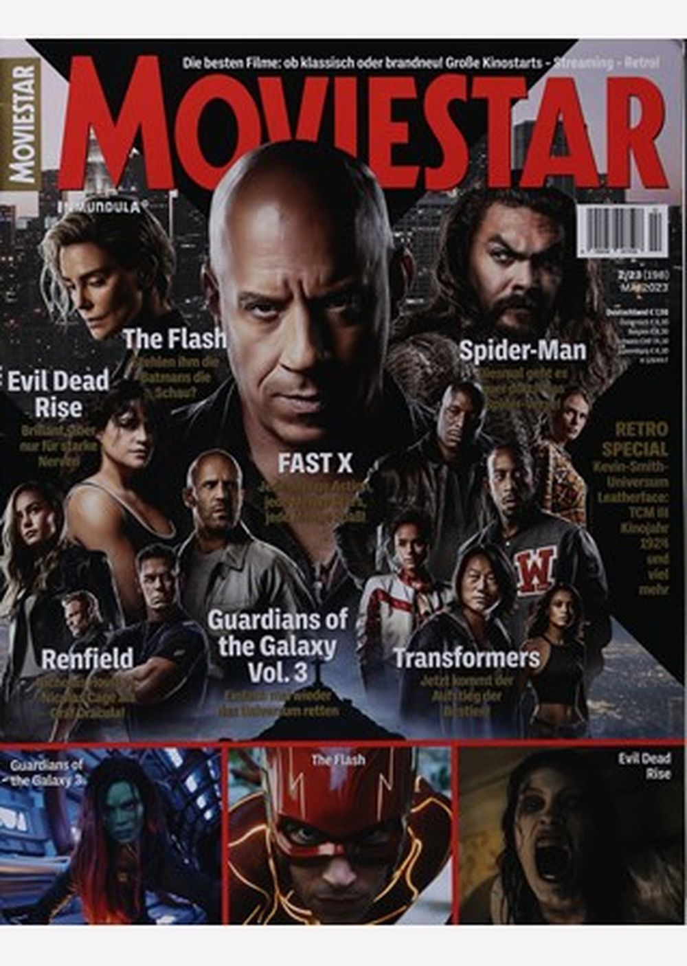 Moviestar Magazin Deutschland 2023 #198 Vin Diesel The Flash Evil Dead Rise