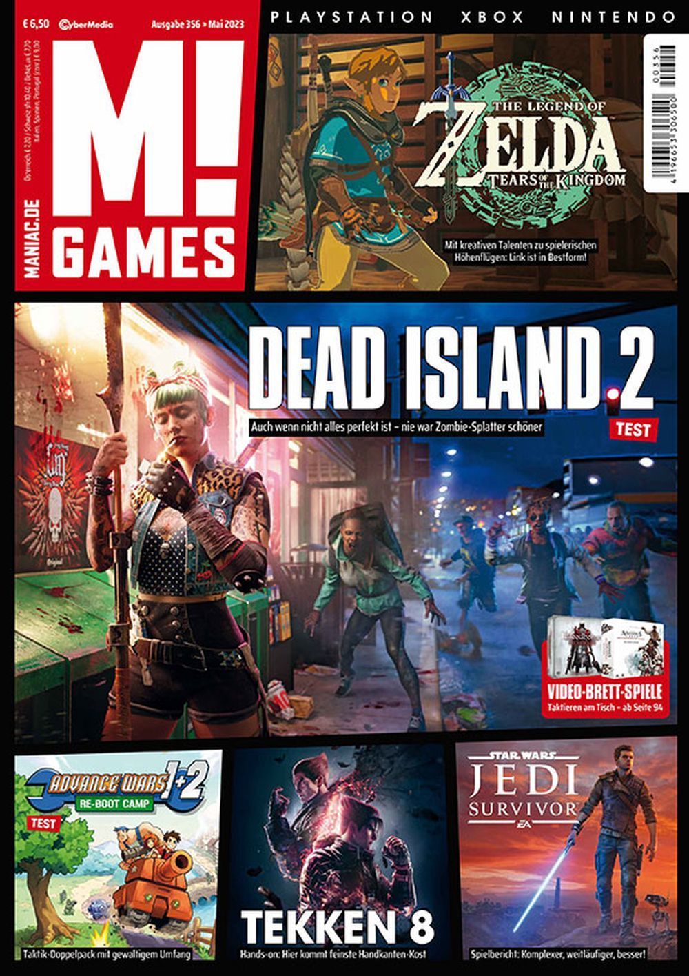 M Games Magazin Deutschland 2023 #356 Dead Islands Tekken Jedi