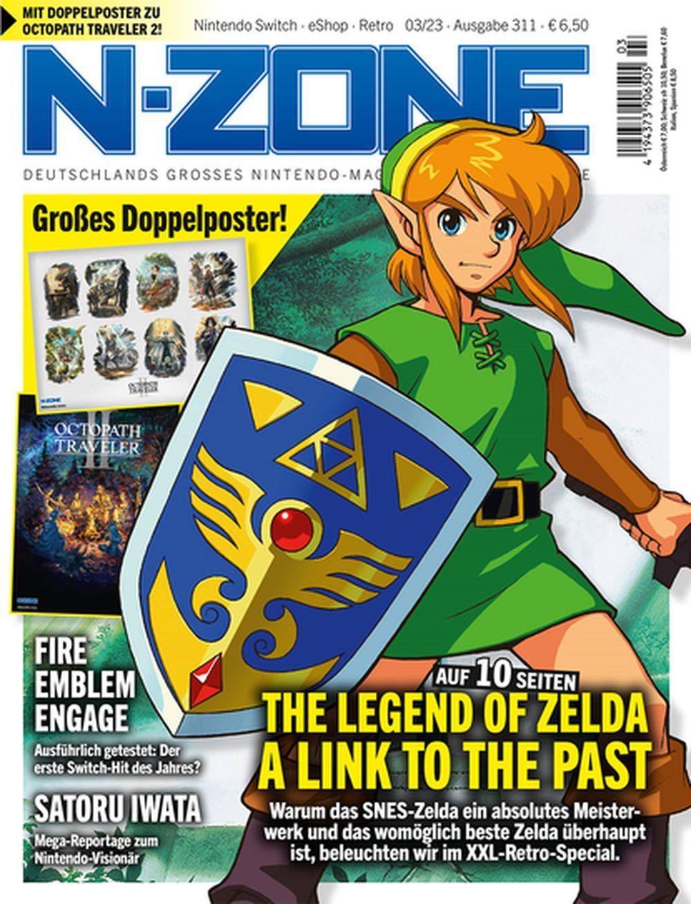 N-Zone Magazine Germany 2023-03 The Legend Of Zelda Fire Emblem Engage Link Original Print Issue