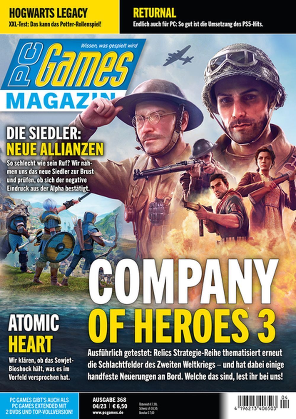 PC Games Magazin Deutschland 2023-04 Company Of Heroes Atomic Heart Returnal