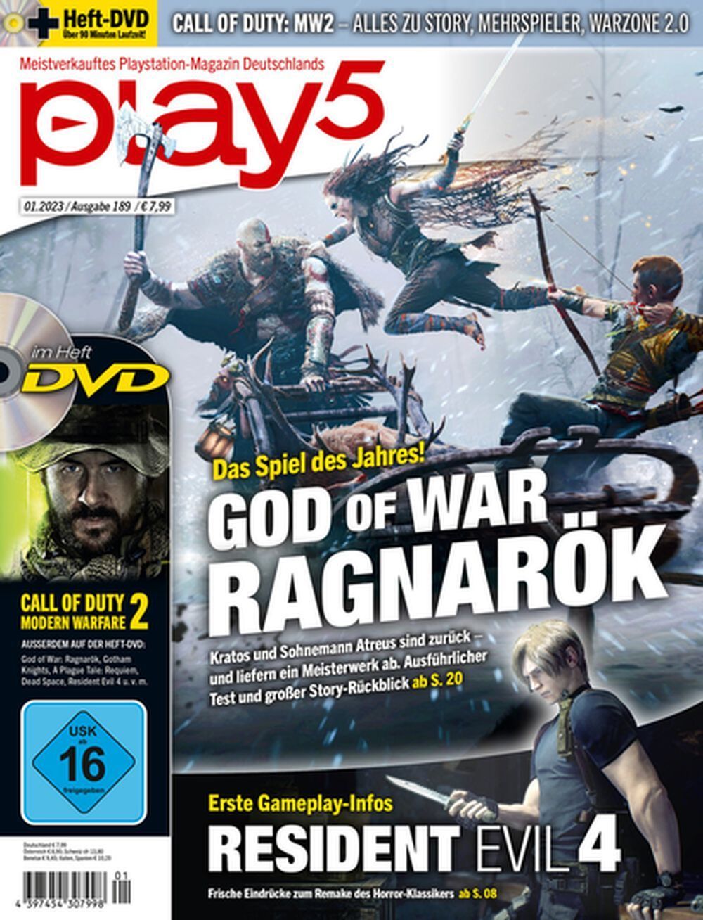 Play5 Magasin Tyskland 2023-01 Originalutgåva