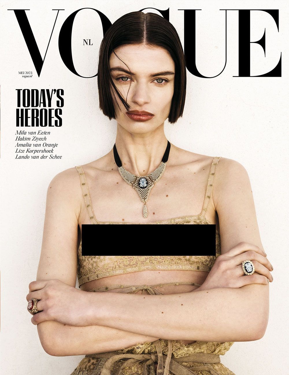 Vogue Magasin Nederlandene 2023-05 Mila Van Eeten Originaludgave