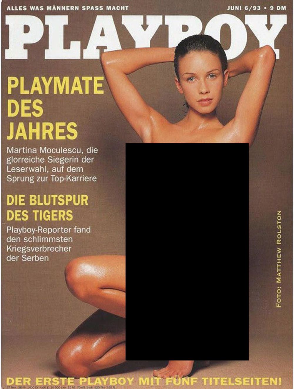 Playboy Magazin Deutschland 1993-06 Martina Moculescu