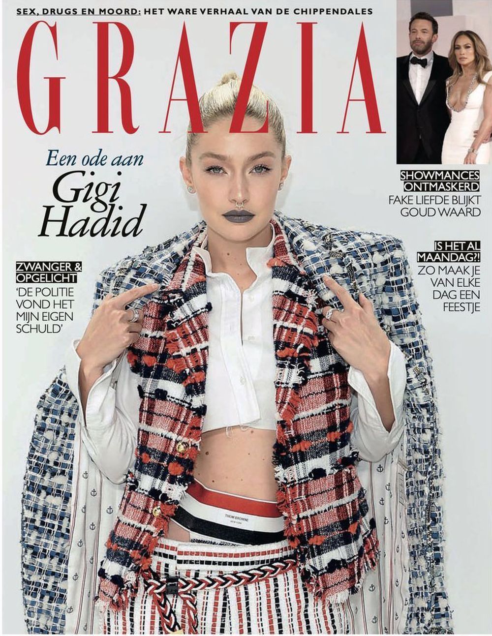 Grazia Tijdschrift Nederland 2023-01 Gigi Hadid Originele uitgave