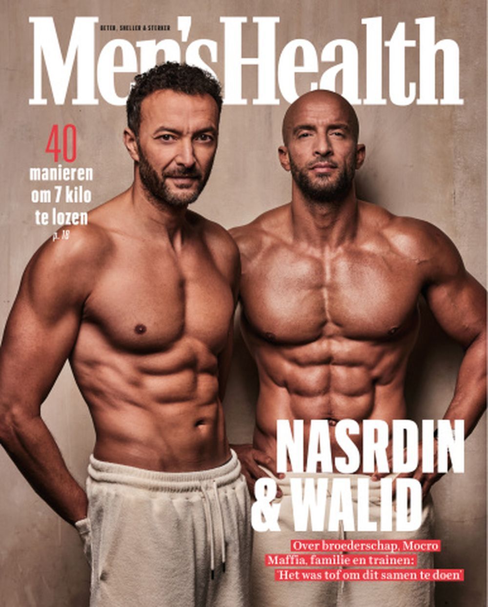 Mens Health Magazin Niederlande 2023-03 Nasrdin Dchar Walid Benmbarek