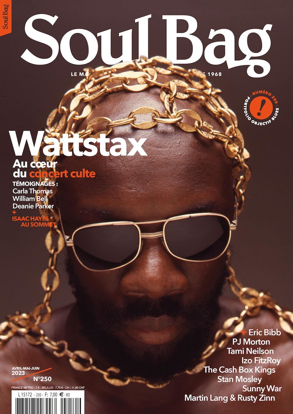Soul Bag Rivista Francia 2023 #250 Eric Bibb PJ Morton Tami Neilson Edizione originale