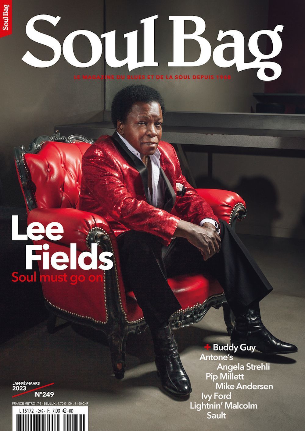 Soul Bag Magazine France 2023 #249 Lee Fields Buddy Guy Angela Strehli Original Print Issue