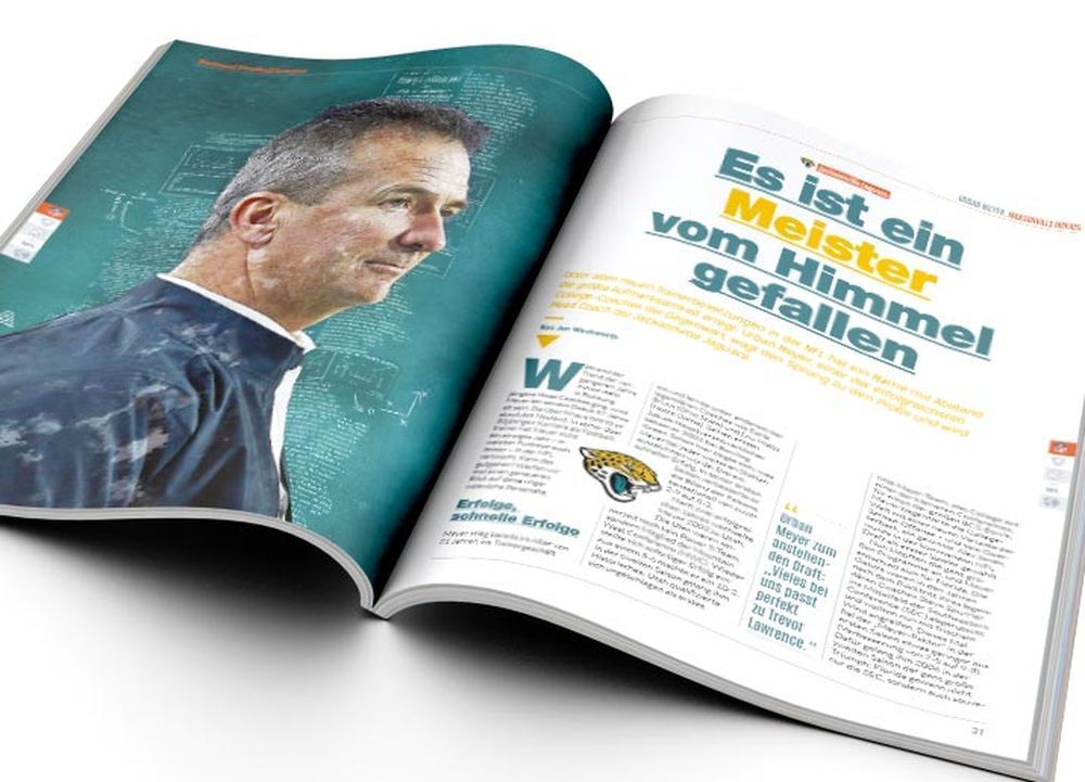 Crunchtime Magasin Tyskland 2021-02 Adam Schefter Philip Rivers Zach Wilson Originaludgave