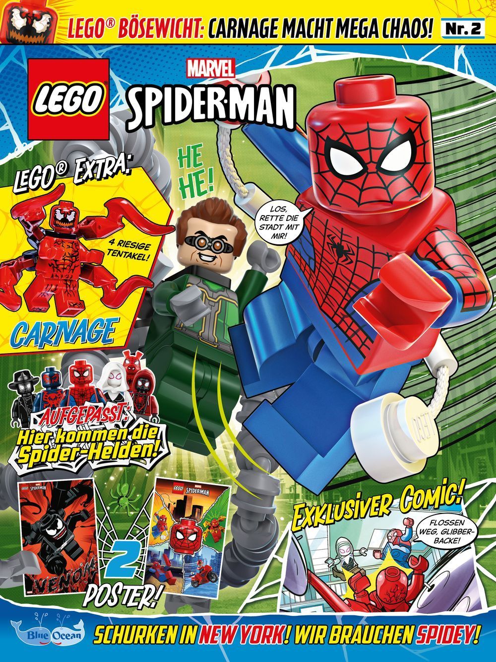 Lego Spider-Man Lehti Saksa 2022 #2 Alkuperäinen painos