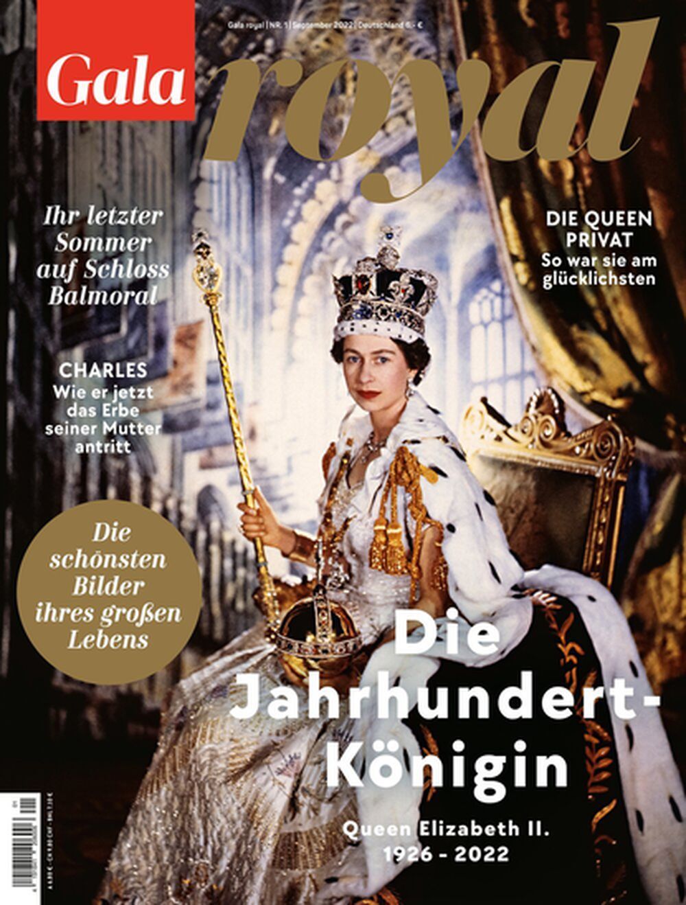 Gala Royal Magazin Deutschland 2022-01 Queen Elizabeth II. Charles III.