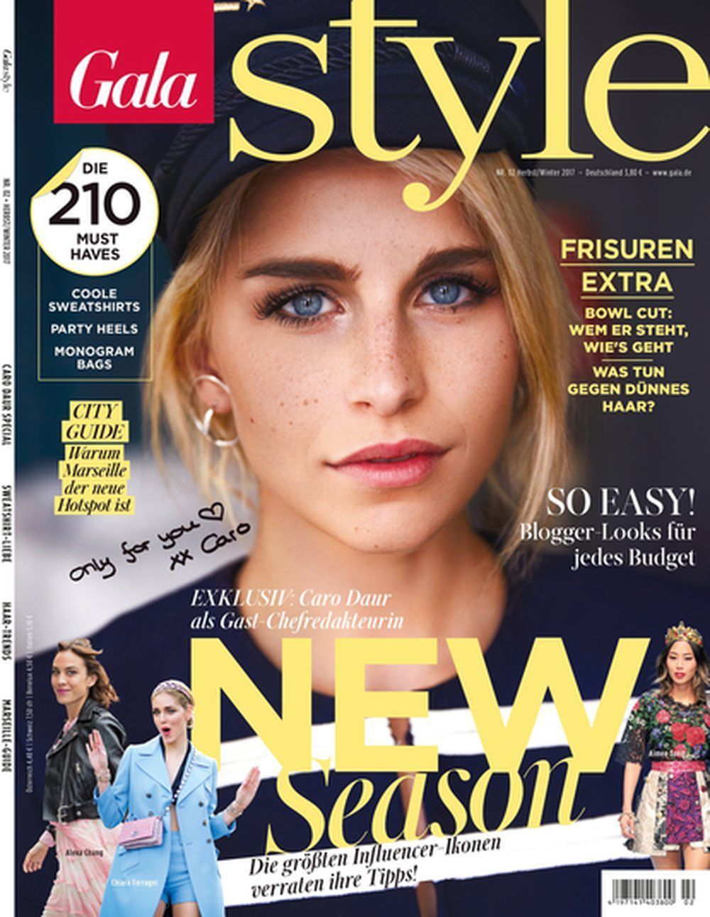 Gala Style Tijdschrift Duitsland 2017-02 Caro Daur Originele uitgave