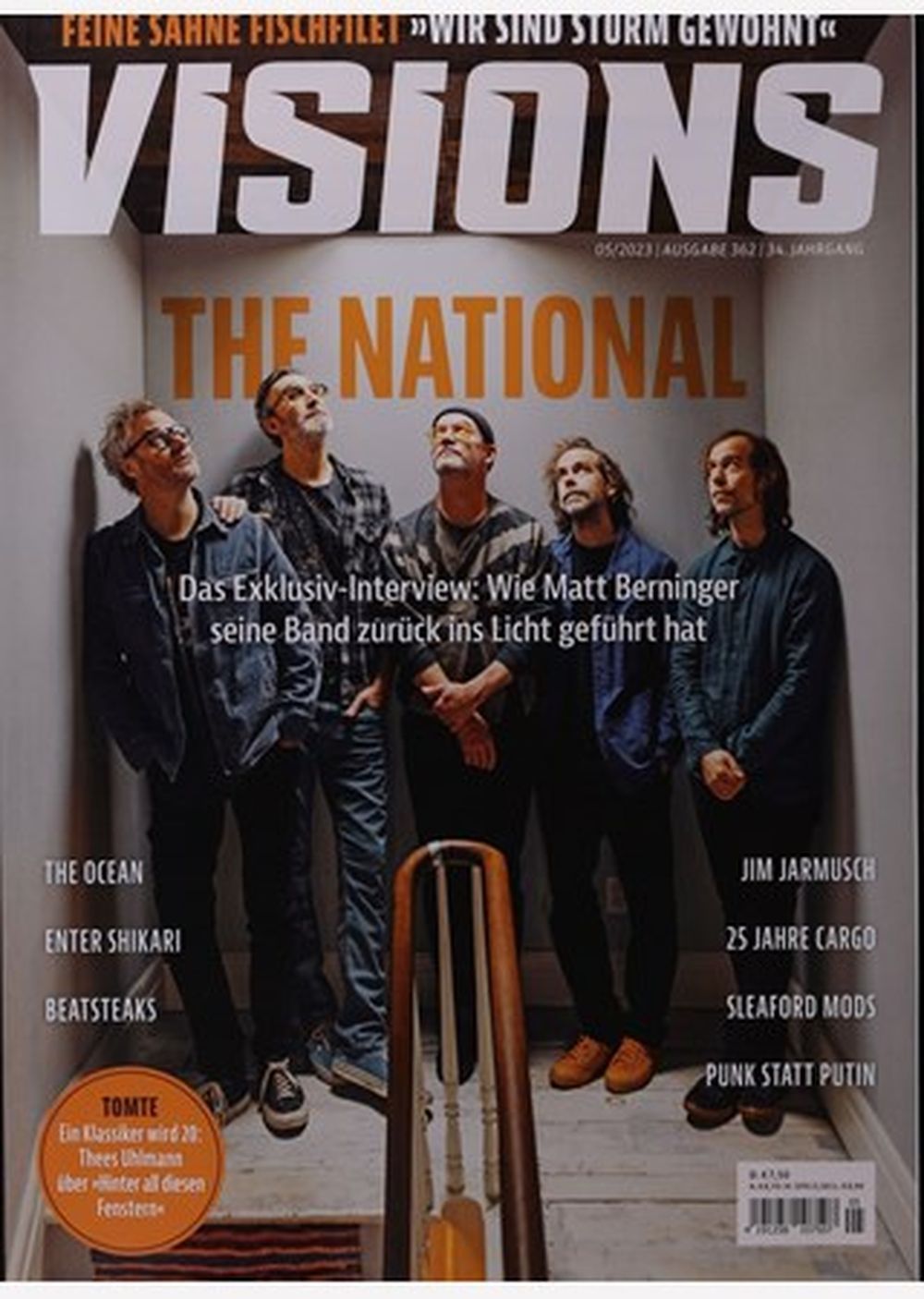 Visions Revista Alemania 2023 #362 The Nationals Jim Jarmusch The Ocean Beatsteaks