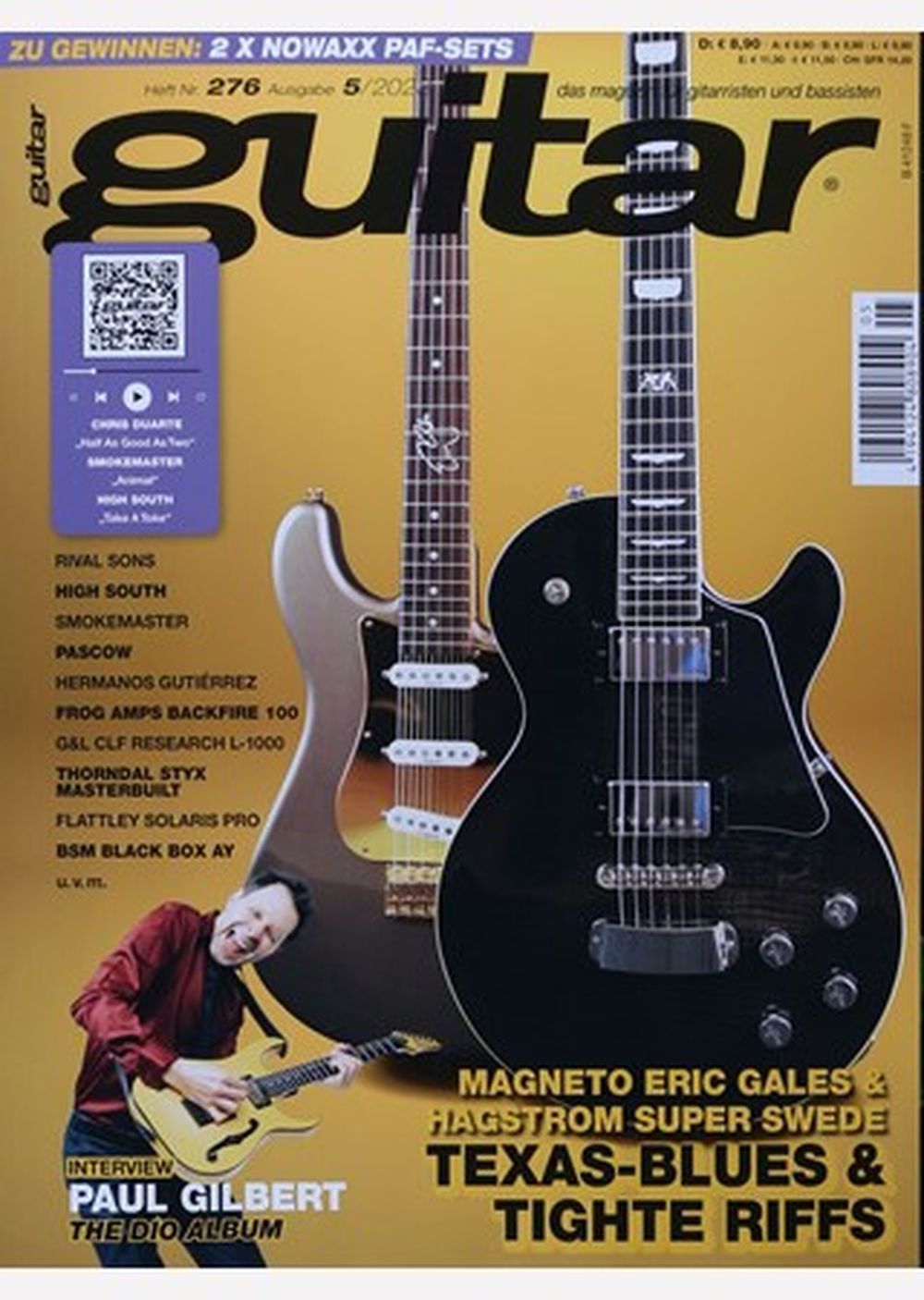 Guitar Revista Alemania 2023-05 Paul Gilbert Edición original