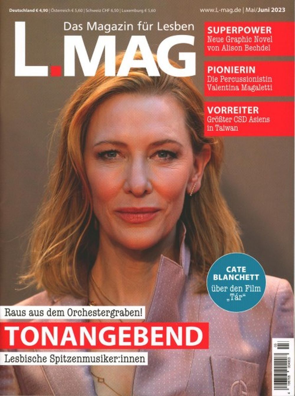 L-Mag Revista Alemania 2023-03 Cate Blanchett Edición original