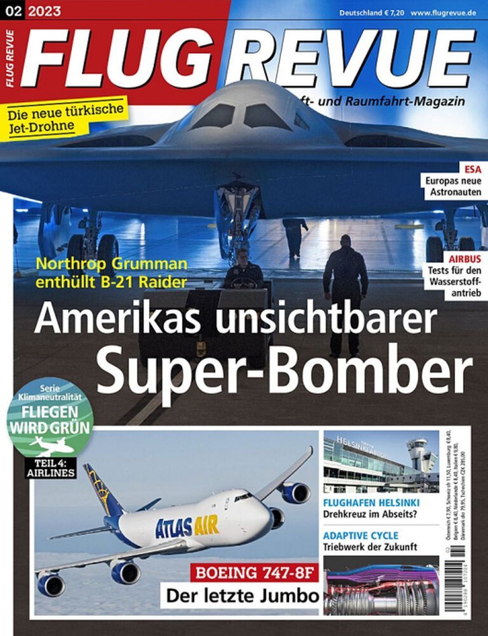 Flug Revue Tijdschrift Duitsland 2023-02 Originele uitgave