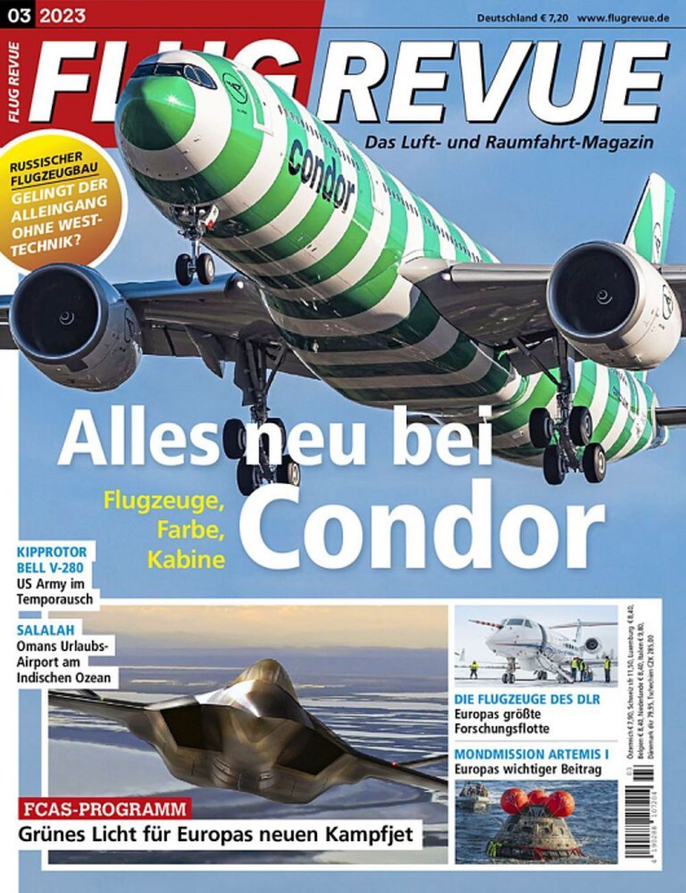Flug Revue Revista Alemanha 2023-03 Edição original