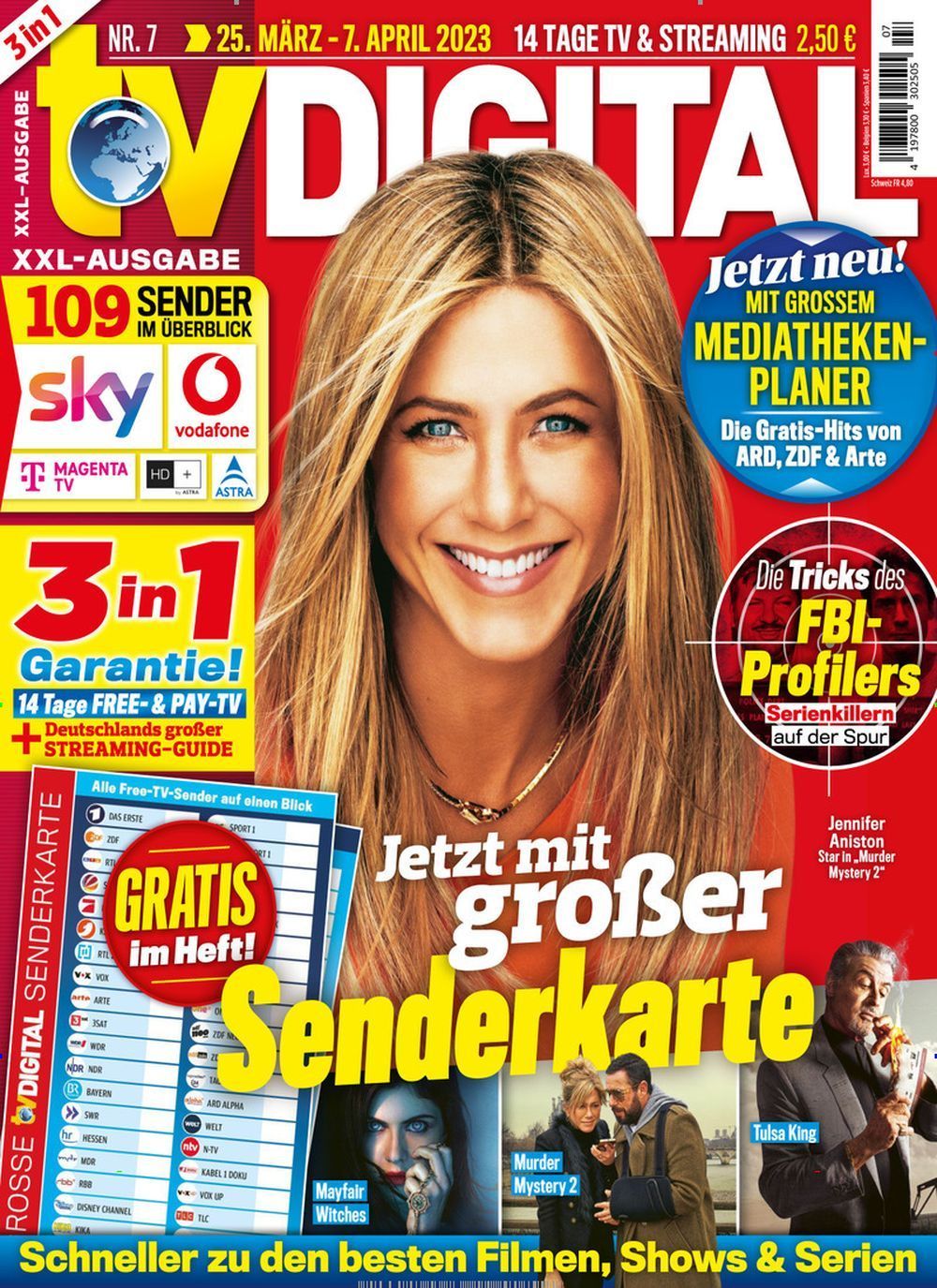 TV Digital Magasin Tyskland 2023-07 Jennifer Aniston Originaludgave
