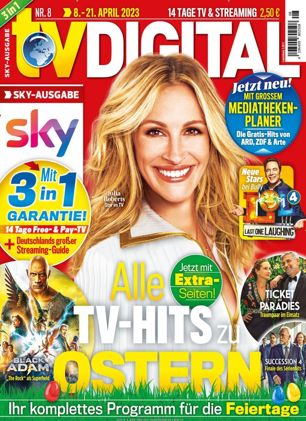TV Digital Magazine Germany 2023-08 Julia Roberts Original Print Issue