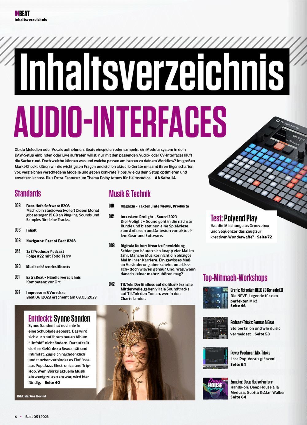 Beat Magazin Deutschland 2023-05 Synne Sanden