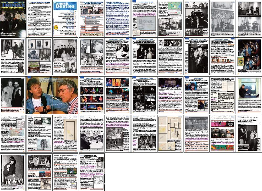 Things Magasin Tyskland 2023 #379 The Beatles Originalutgåva