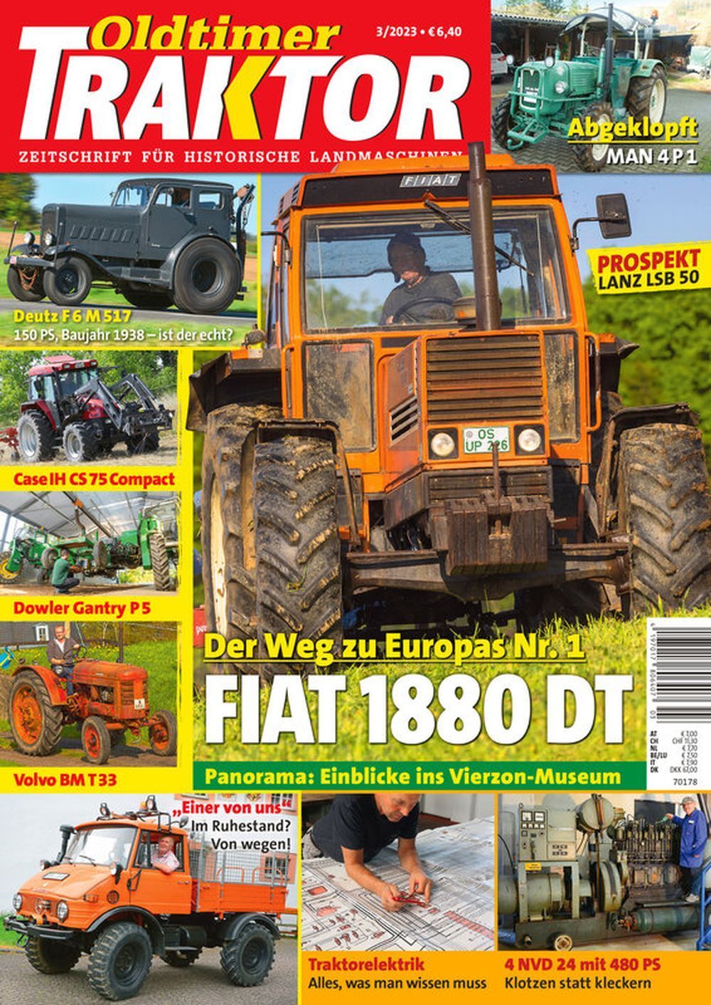 Oldtimer Traktor Magazin Deutschland 2023-04 Fiat Warchalowski