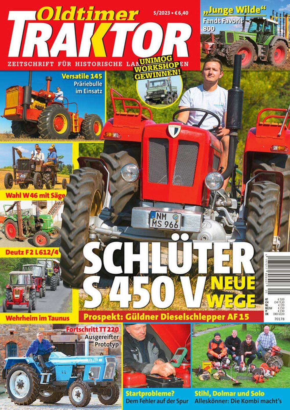 Oldtimer Traktor Magazin Deutschland 2023-05 Schlüter Deutz Wahl Wendt