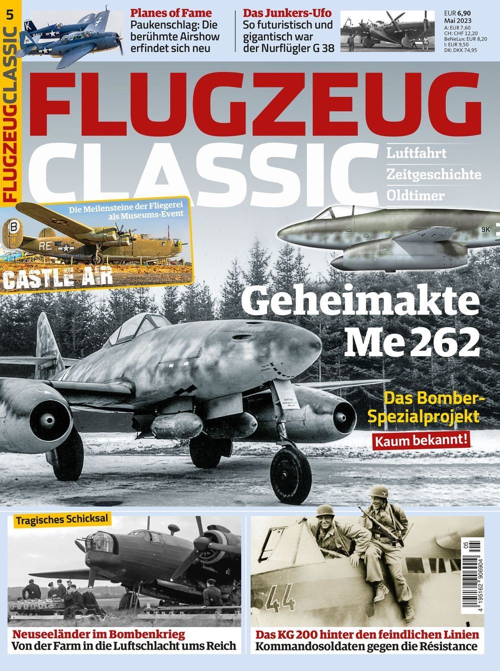 Flugzeug Classics Revista Alemania 2023-05 Edición original