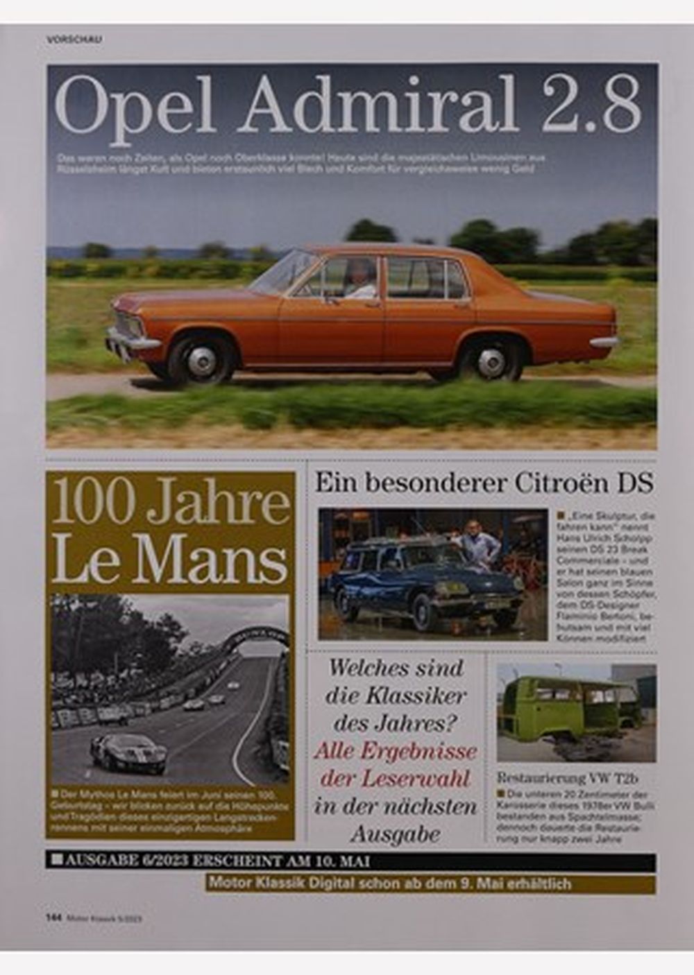 Motor Klassik Magazin Deutschland 2023-05 Louis De Funès