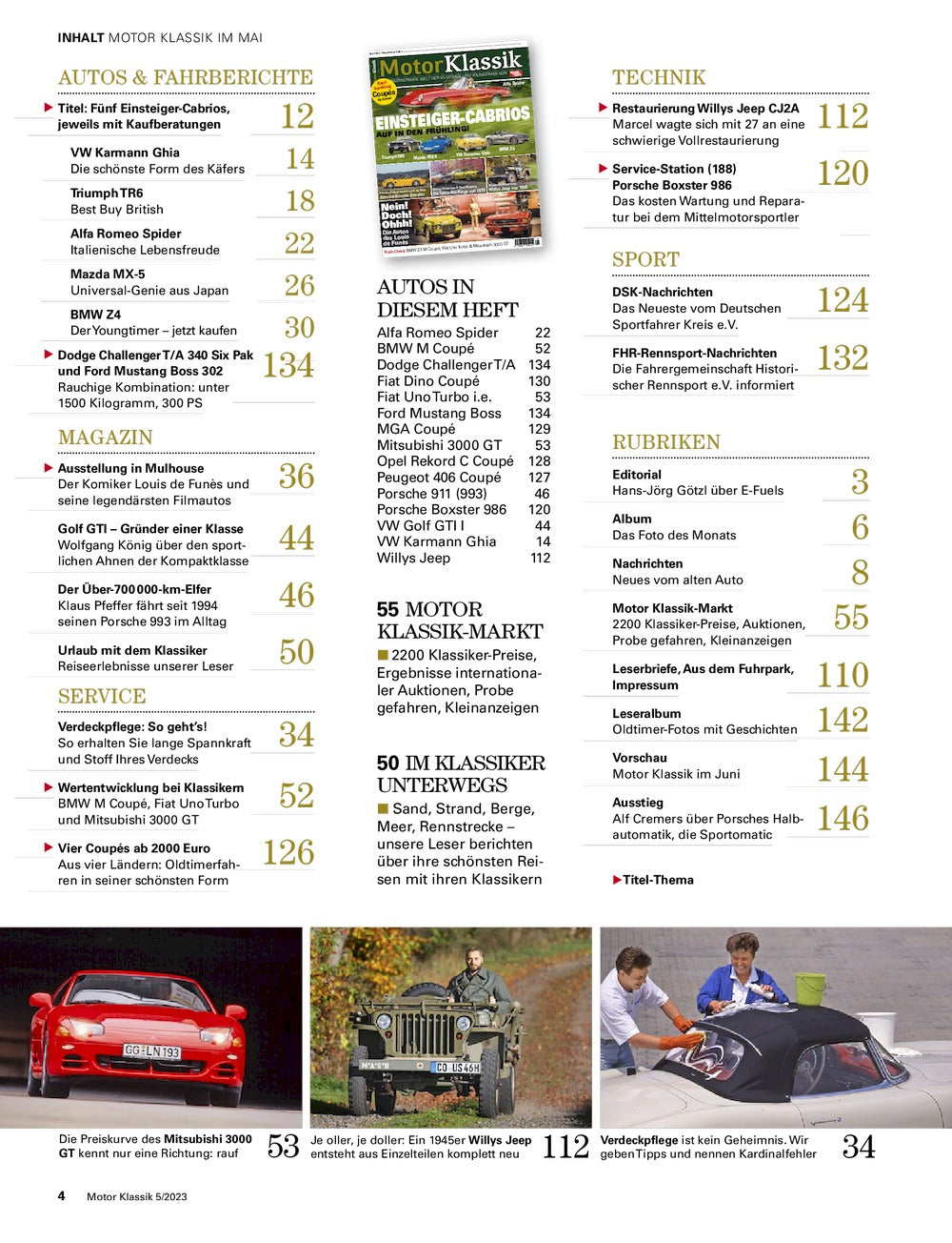 Motor Klassik Magazin Deutschland 2023-05 Louis De Funès
