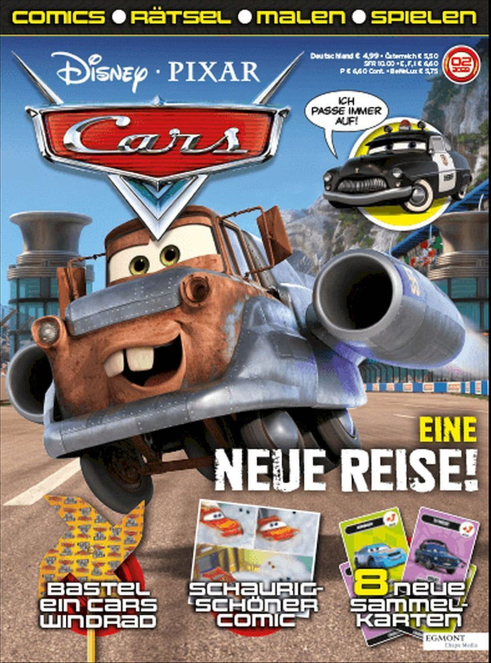 Disney Cars Rivista Germania 2023-02 Edizione originale + Gadget