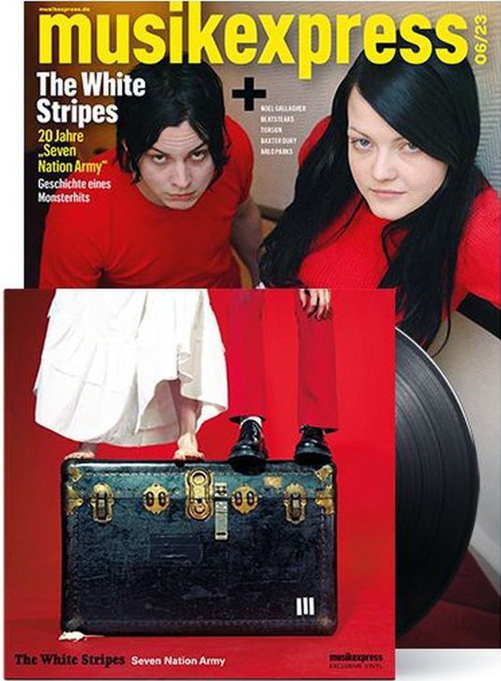 Musikexpress Magazin Deutschland 2023-06 White Stripes + Vinyl