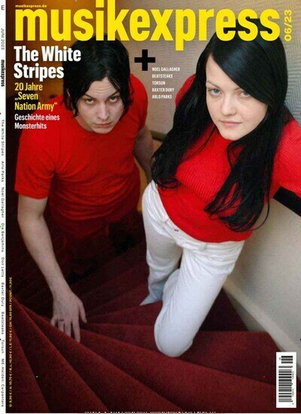 Musikexpress Magazine Germany 2023-06 White Stripes Noel Gallagher Carpenters Original Print Issue