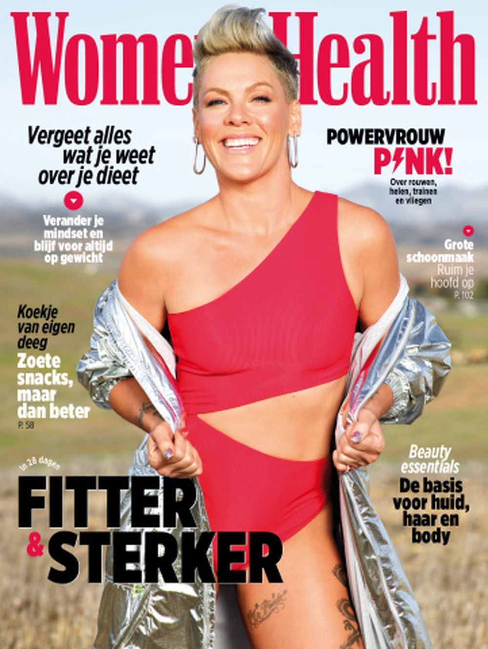 Womens Health Magasin Nederländerna 2023-02 – Pink – Originalutgåva
