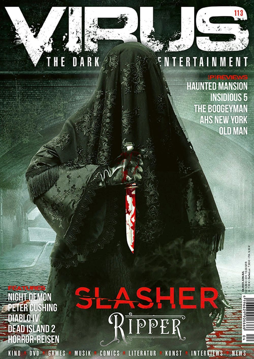 Virus Magazin Deutschland 2023 #113 Slasher Ripper