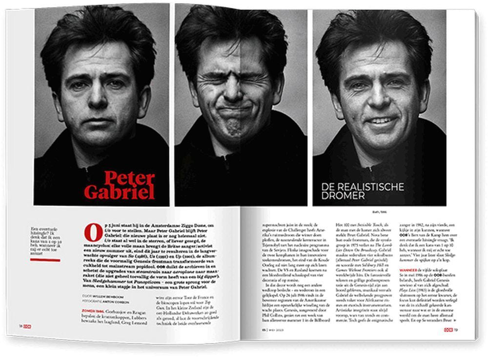 OOR Magazin Niederlande 2023-05 Peter Gabriel Bruce Springsteen Blur